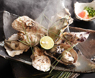焼き牡蠣