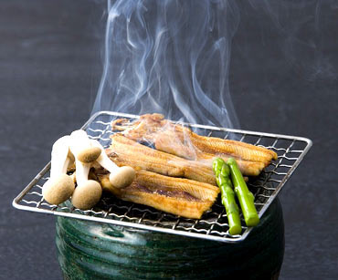 穴子炭火焼